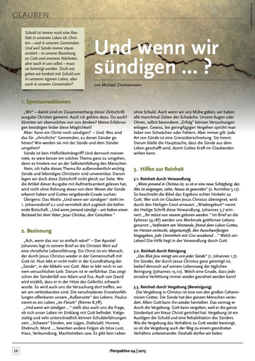 Perspektive 2015 04 und wenn wir suendigen