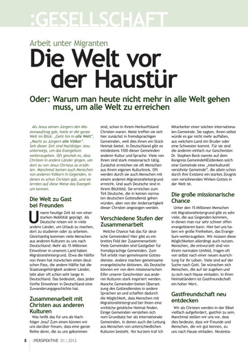 Perspektive 2012 01 die welt vor der haustuer