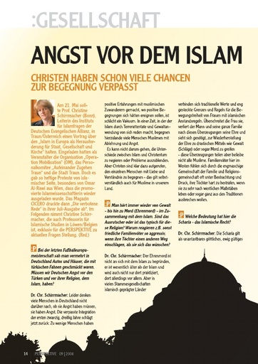Perspektive 2008 09 angst vor dem islam