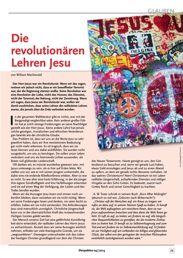 Perspektive 2014 04 die revolutionaeren lehren jesu