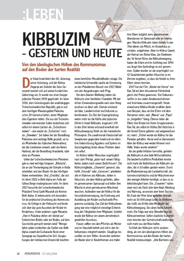 Perspektive 2008 07 kibbuzim gestern und heute