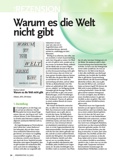 Perspektive 2013 12 warum es die welt nicht gibt