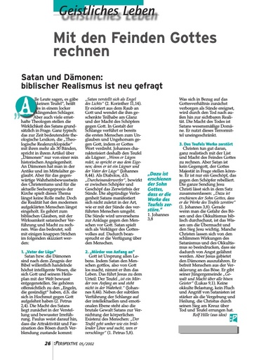 Perspektive 2002 05 mit den feinden gottes rechnen
