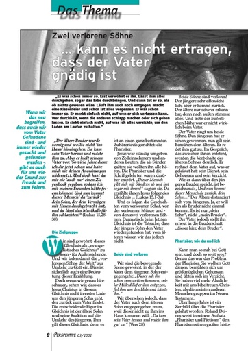 Perspektive 2002 03 kann es nicht ertragen dass der vater gnaedig ist
