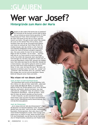 Perspektive 2012 10 wer war josef
