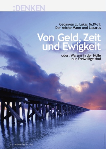 Perspektive 2011 03 von geld zeit und ewigkeit