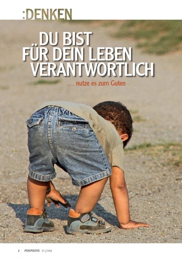 Perspektive 2008 01 du bist fuer dein leben verantwortlich
