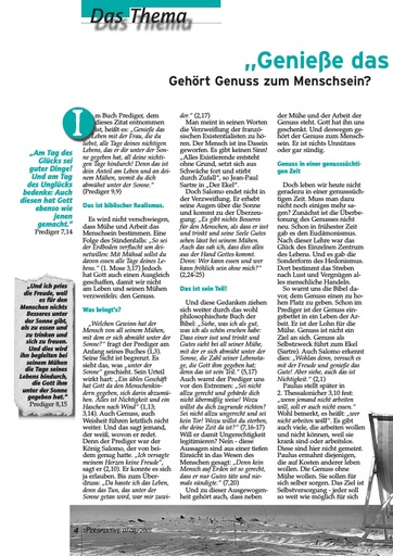 Perspektive 2001 07 geniesse das leben