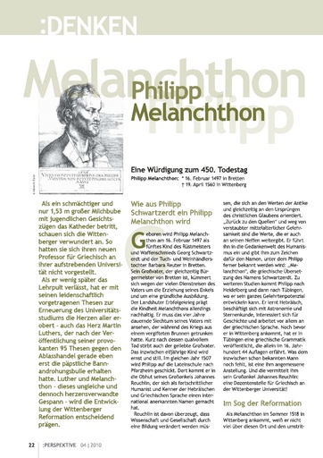 Perspektive 2010 04 philipp melanchthon