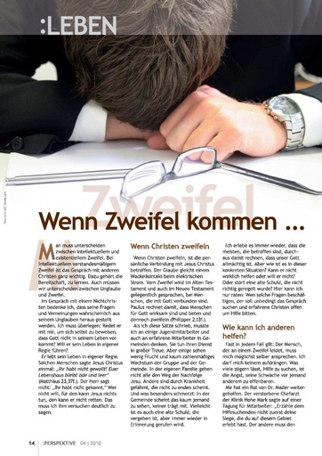 Perspektive 2010 04 wenn zweifel kommen