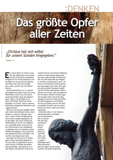 Perspektive 2011 04 der groesste opfer aller zeiten