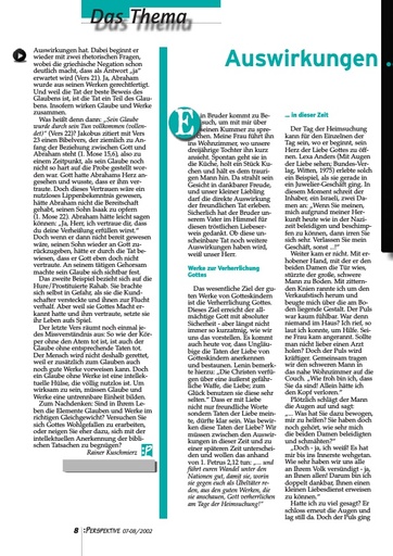 Perspektive 2002 07 auswirkungen der werke