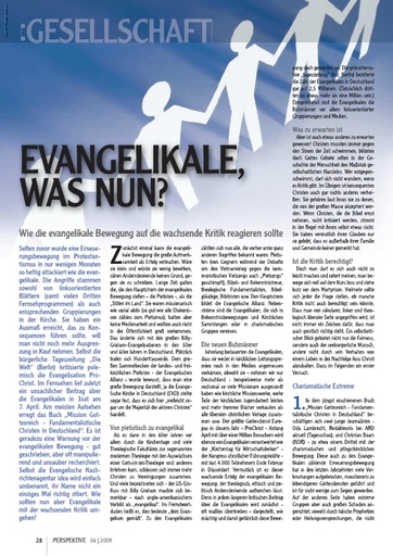 Perspektive 2009 06 evangelikale was nun