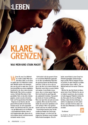 Perspektive 2008 12 klare grenzen