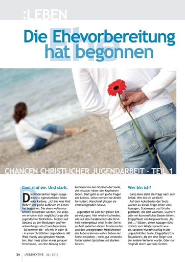 Perspektive 2010 06 die ehevorbereitung hat begonnen