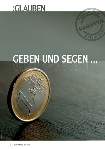Perspektive 2008 12 geben und segen