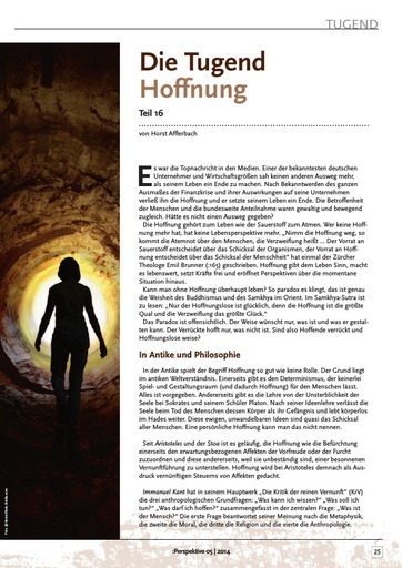 Perspektive 2014 05 die tugend hoffnung